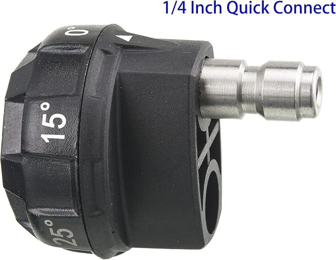 JOEJET Pressure Washer Nozzle Tips, 6-in-1 Quick Changeover, 4000 PSI | Adjustable Power Washer Spray Nozzle, Multiple Degrees in One, 1/4 Inch Quick Connect