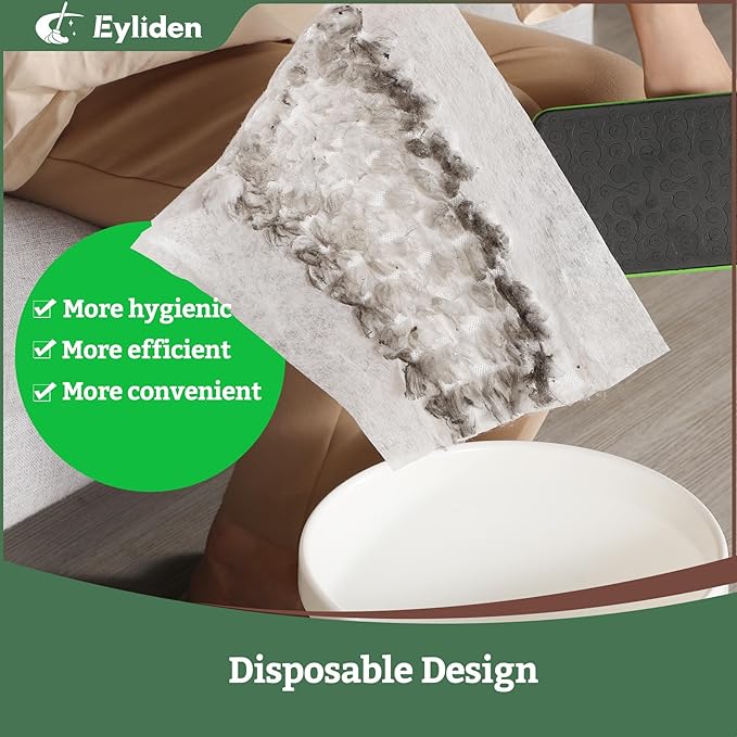 Eyliden Sweeper Mop with 36 Refills, 3 Types of Disposable Dry & Wet Cloths | Lock-Tight Design No Lost Pads, Universal Refills, Multi-Surface Sweeping Starter Kit for Pet Hair, Dust, Floor Cleaning