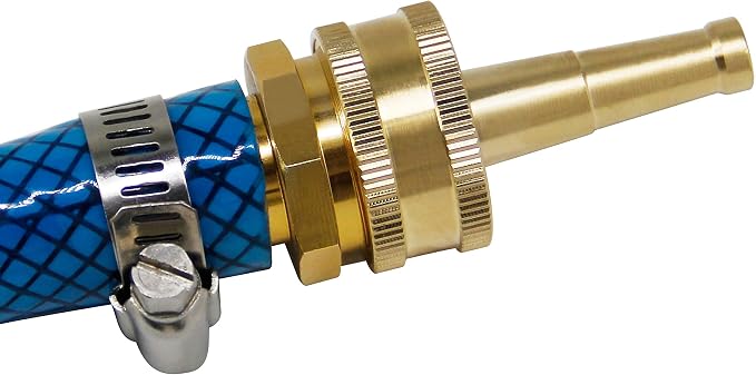 Twinkle Star Brass Jet Sweeper Jet Nozzle, 2 Pack | High Pressure Garden Hose Nozzle, Water Hose Sprayer Nozzle Jet Sweeper for Garden Watering, Cars, Floor, Sidewalks