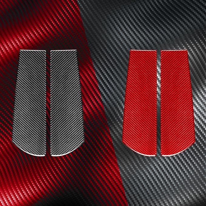Real Carbon Fiber Trim for Toyota Camry Accessories | for 2012 2013 2014 Center Armrest Storage Box Sides Decoration Panel Sticker Interior Thick Overlay Decal