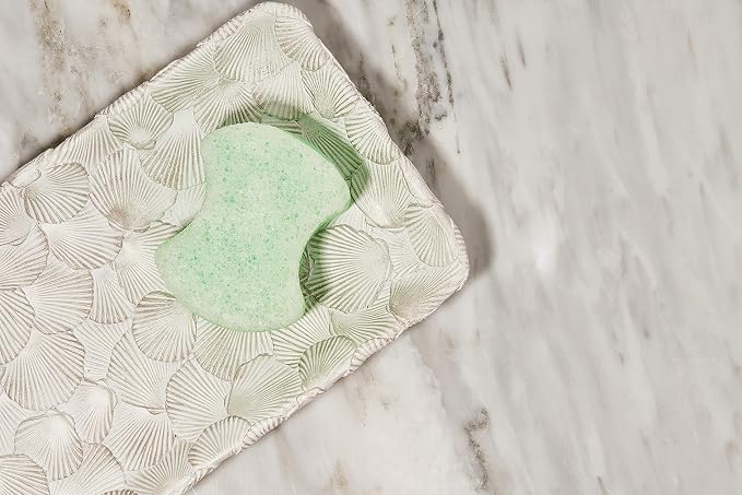 Spongeables Pedi Scrub Foot Exfoliating 20+ Wash Sponge, Green Apple, 1 Count