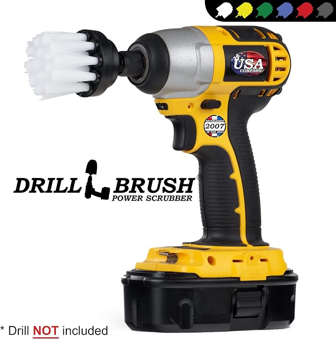 Cleaning Supplies - Truck Accessories - Detailing Brush - Carpet Cleaner Brush - Car Cleaning Brush - Professional Car Detailing Kit - Tire Cleaning Brush - Car Accessories for Men - Power Scrub Brush