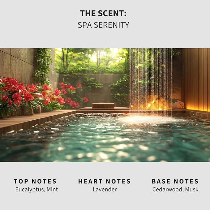 Lapew Spa Serenity Scented Mop Soap - Luxury Floor Cleaner Concentrate for Mopping Tile, Laminate, Vinyl & Hardwood | Streak-Free, Low-Foam | 36 oz