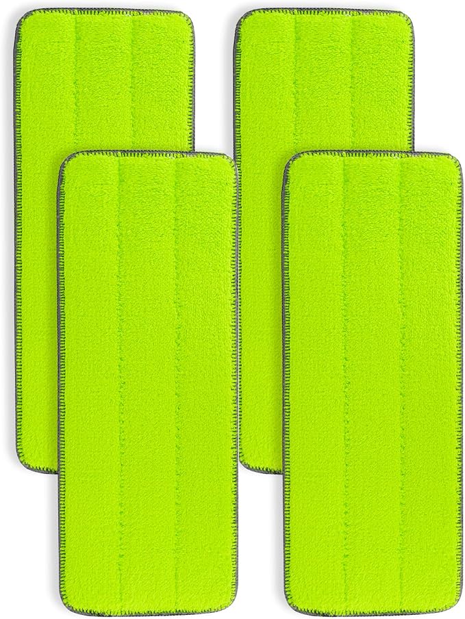 Microfiber Mop Pads for Libman Rinse 'n Wring Mop and Bucket System, 13in Washable & Reusable Microfiber Floor Cleaning Pads Head Refills for All 13" X 5" Flat Floor Mop