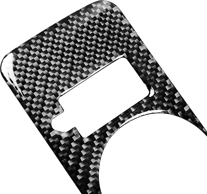 Real Carbon Fiber Trim for Ford Mustang GT Shelby Accessories | for 2005 2006 2007 2008 2009，Headlight Switch Button Cover，Thick Overlay Sticker Decal
