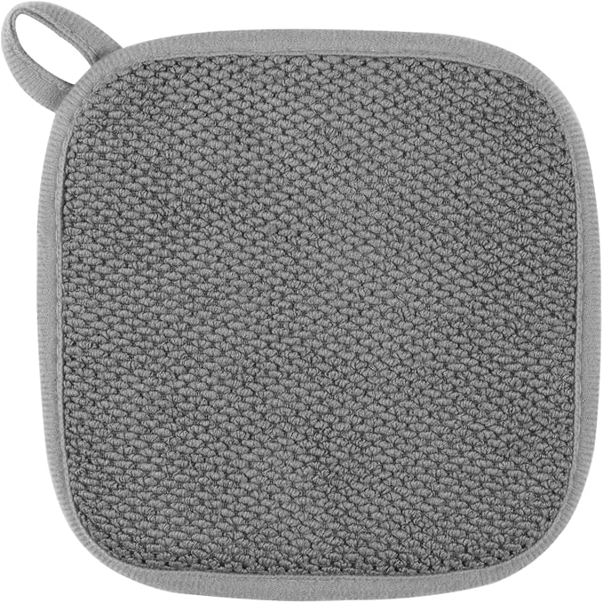 GeeRic Microfiber Dish Drying Mat, Super Absorbent Kitchen Dish Drying Pad, Reversible Gift Mats for Countertop, 7 * 7 inch Gray