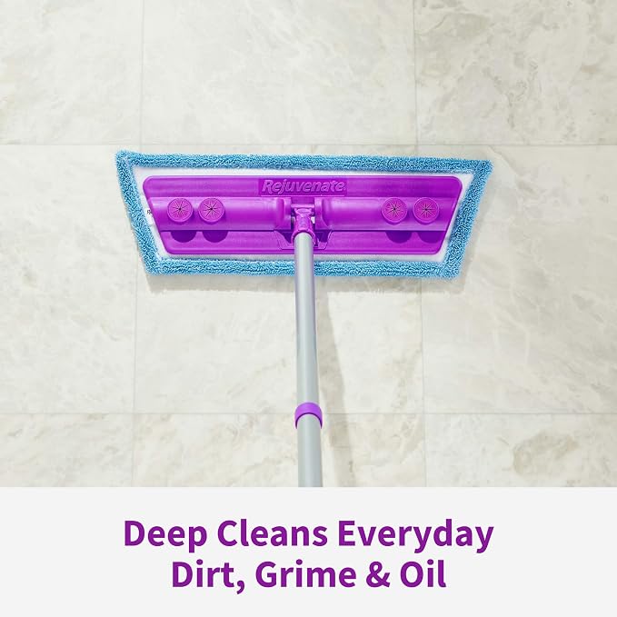 Rejuvenate Luxury Vinyl Floor Cleaner Gently Cleans And Revitalizes Luxury Vinyl Floors, 32 Ounces | No-Streak Formula Deep Cleans Dirt, Grime & Oil; Use with Rejuvenate Click n Clean Spray Mop, Safe For Pets & Kids