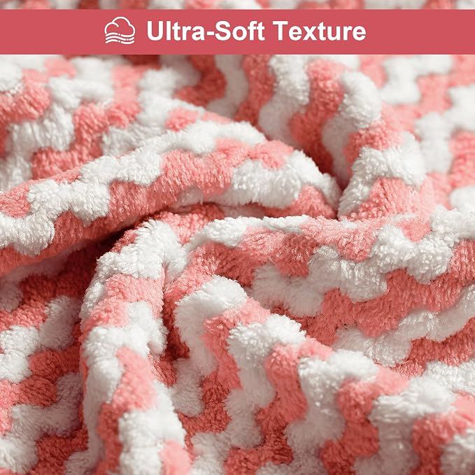 JOYMOOP Microfiber Cleaning Cloths – 18 Pack, 10" x 10", Pink – Reusable, Lint-Free, Super Absorbent Towels for Kitchen, Car, and Household Cleaning