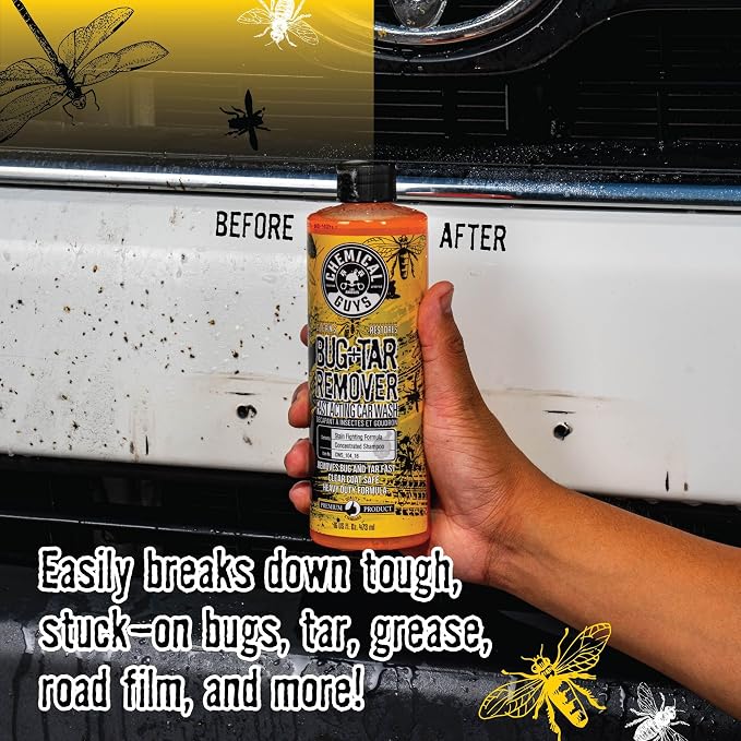 Chemical Guys, Bug & Tar Heavy Duty Wash Soap, Exterior Pre-Wash, 64 oz