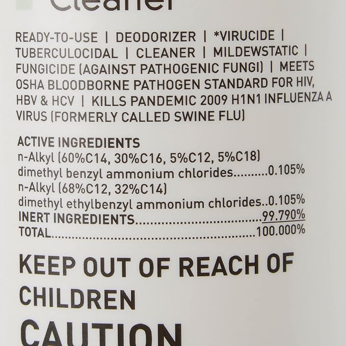 McKesson Pro-Tech Surface Disinfectant Cleaner, Ready to Use - Floral Scent, Trigger Spray Bottle, 32 oz, 1 Count, 1 Pack