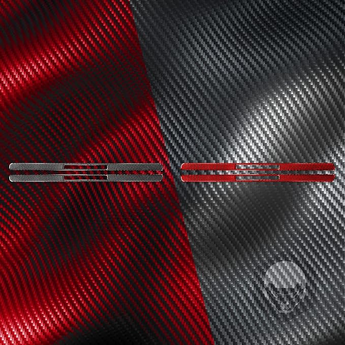 Real Carbon Fiber Trim for Infiniti Accessories | for G35 G37 G25 Q60 Q40 2007-2015 X S Sedan Door Sill Scuff Plate Guard Sills Interior Thick Overlay Decal