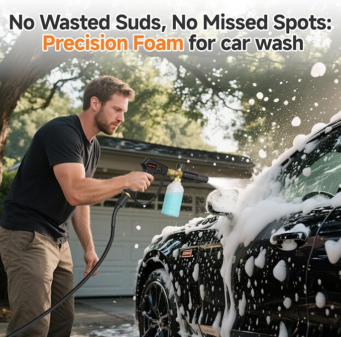 Giraffe Tools Pressure Washer Short Gun for Car Wash
