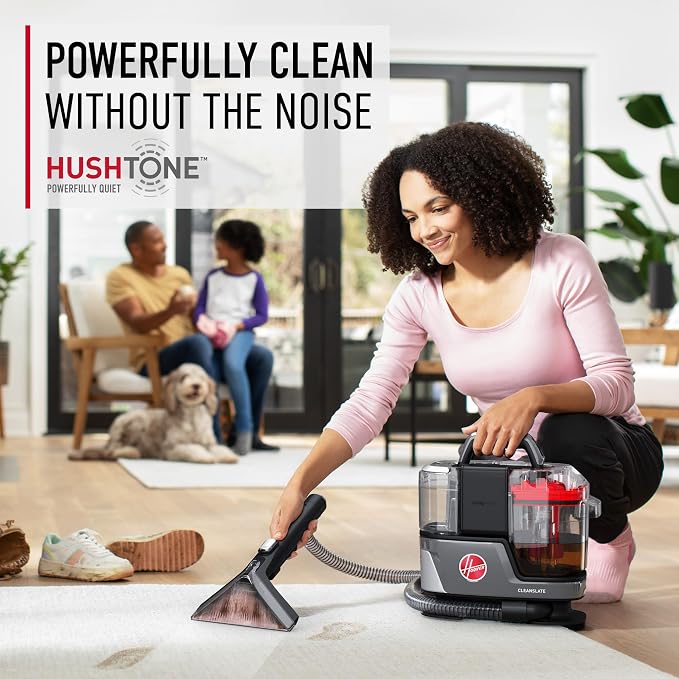 Hoover ONEPWR CleanSlate Cordless Portable Carpet + Upholstery Spot Cleaner | Powerful Suction, Versatile Tools, Car and Auto Detailer, Pair with Hoover Spot & Upholstery Cleaner Solution