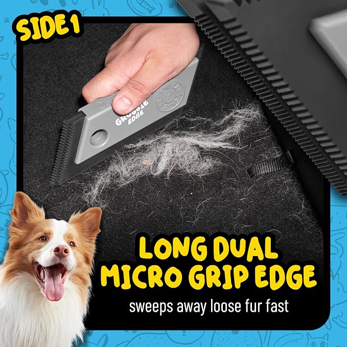 Chemical Guys, Grubbie Edge Reusable Pet Hair & Lint Removal Tool for Cars