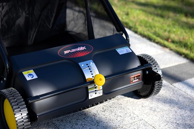SPLENDOR LS-650A2 26-Inch Walk-behaind Push Lawn Sweeper Yard Sweeper Road Sweeper