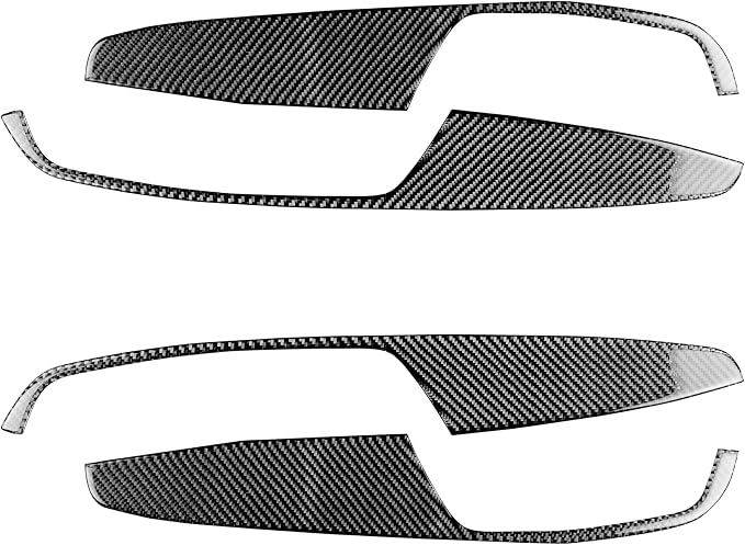 Real Carbon Fiber Trim for Audi Accessories | for B9 A4 S4 A5 S5 2020-2025 / RS5 2021-2025 IDoor Armrest Panel Interior Thick Overlay Decal