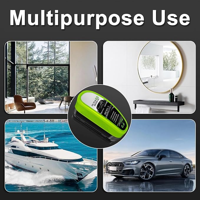 Automotive Oil Film Cleaning Brush for Car Windows,Glass Oil Film Remover for Car Glass Guard,2026 Upgrade 2.0 Cleaning Doard, 150ml Universal Clear vision Glass windshield Cleaner (1PCS)