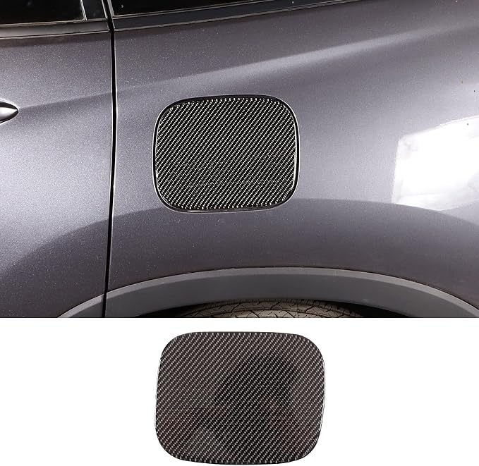 Car Gas Cap Fuel Filler Cover for Honda Pilot 2016-2022/ Ridgeline 2017-2023/ Passport 2019-2023, Fuel Tank Cap Trim, Exterior Fuel Tank Cap Protector Trim (Fuel Tank Cover Panel Sticker)