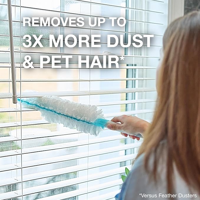 Bona Disposable Dusters - 5 Pack - High Performance Dusting System | Microfiber Dusters Remove Dust and Pet Hair for Quick Spot Cleaning