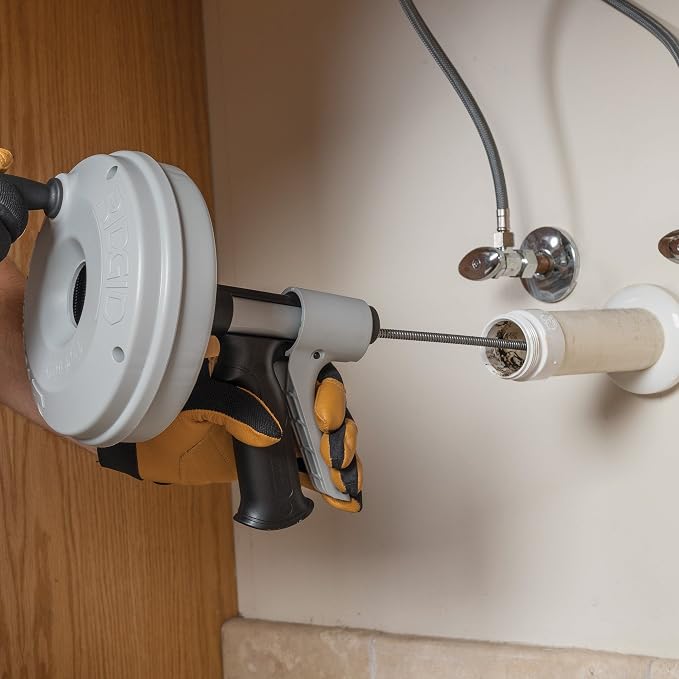 Drain Cleaner,Line Cap. Up to 1-1/4"