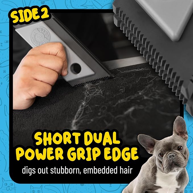 Chemical Guys, Grubbie Edge Reusable Pet Hair & Lint Removal Tool for Cars