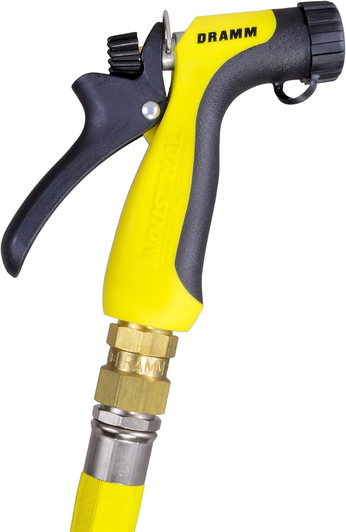 Dramm 12743 Industrial Hot Water Pistol, Brass, No Size, Yellow