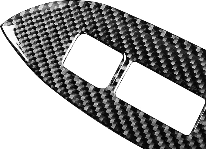 Real Carbon Fiber Trim for Subaru Accessories | for BRZ/Scion FR-S/Toyota 86 2016 2017 2018 2019 2020 Window Lift Button Panel Interior Thick Overlay Decal