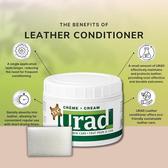Leather Conditioner 7oz Neutral – Premium Care for Leather Furniture, Shoes, Car Seats, and More!