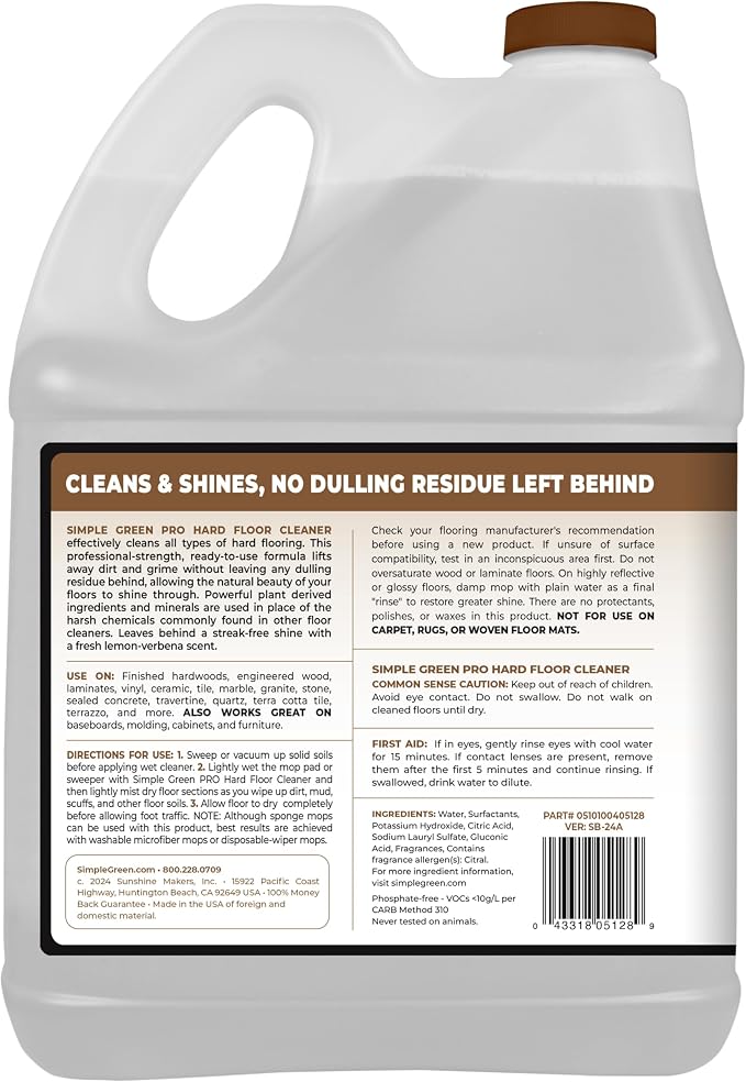 Simple Green Pro Hard Floor Cleaner 1 Gal
