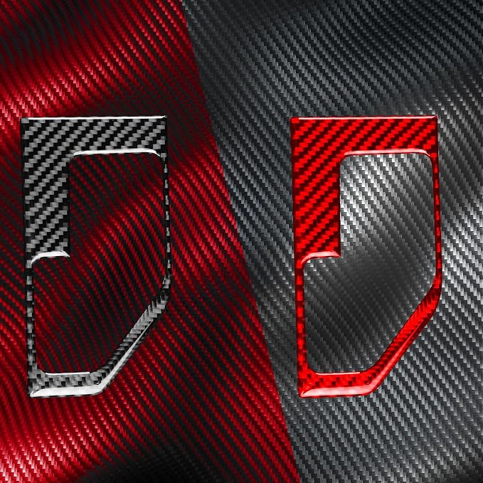 Real Carbon Fiber Trim for Toyota Camry Accessories | for 2012 2013 2014 Gear Shift Panel Sticker Interior Thick Overlay Decal