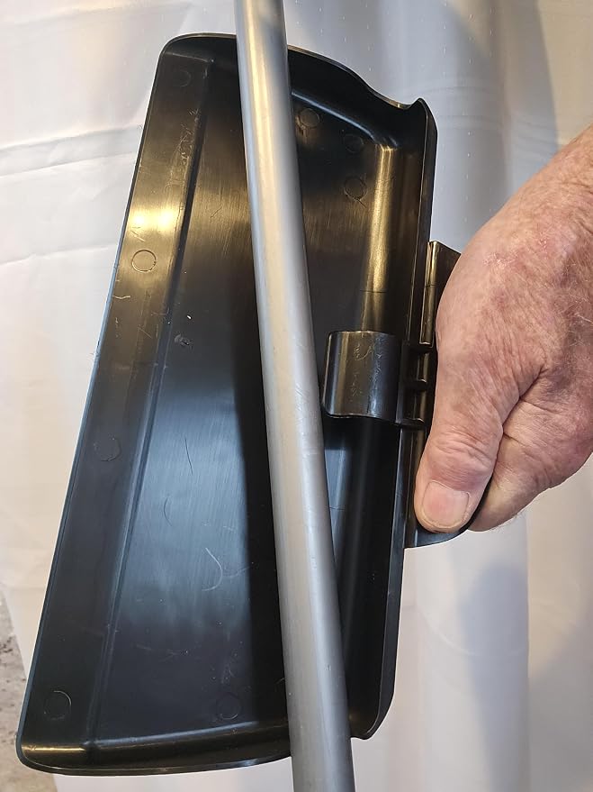 Dustpan is not for Everyone. It's a Small-Capacity, Minimalist Dustpan, Designed to Ride Along While Sweeping. It has a Narrow Tray for Lightweight Clean-up Chores. Made in the USA