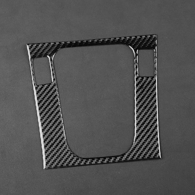 Real Carbon Fiber Trim for Honda Accord Accessories | for 2003 2004 2005 2006 2007，Gear Shifting Panel Cover，Interior Dash Panel，Thick Overlay Sticker Decal