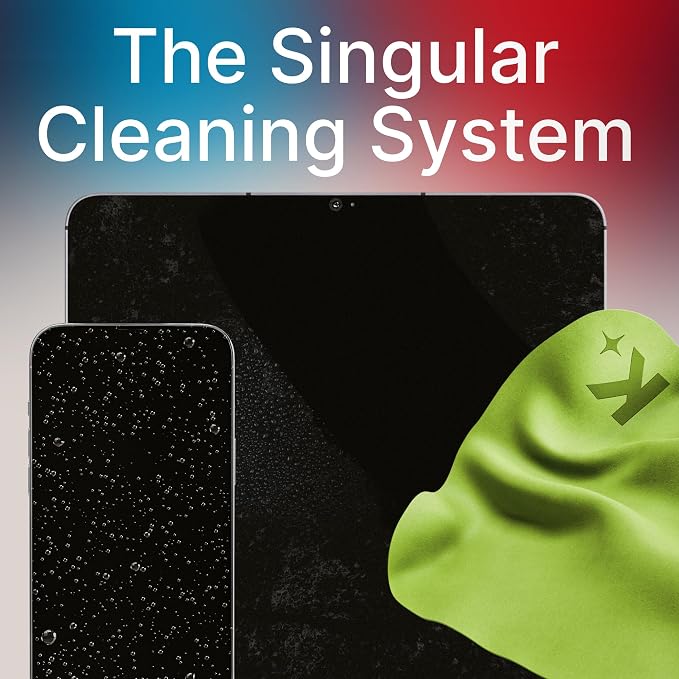 Koala Lens Cleaning Cloth | Japanese Microfiber | Black & Green (Pack of 6)
