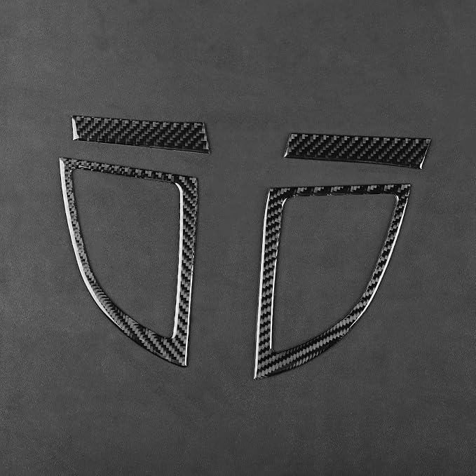 Real Carbon Fiber Trim for Honda CRV Accessories | for CR-V 2012 2013 2014 2015 2016 Central Console Air Outlet Vent Cover Sticker Interior Thick Overlay Decal