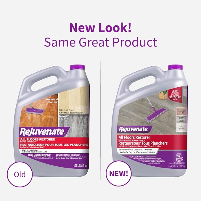 Rejuvenate All Floors Restorer Fills Scratches, Shines And Protects All Floor Types, Including Hardwood, Laminate, Vinyl And Tile, 1 Gallon