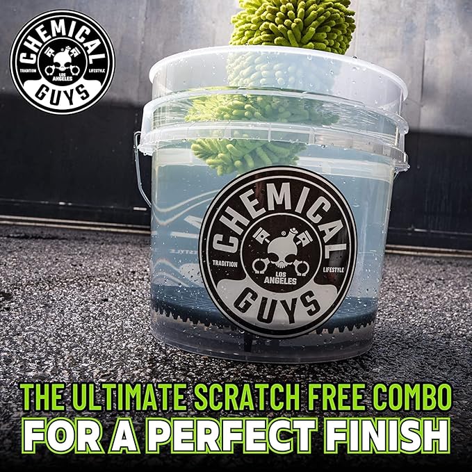 Chemical Guys Complete Car Detailing Kit, 17 Items | Car wash soap, wheel cleaner, bucket, and brushes, 17 piece wash kit, complete DIY car wash and detail kit