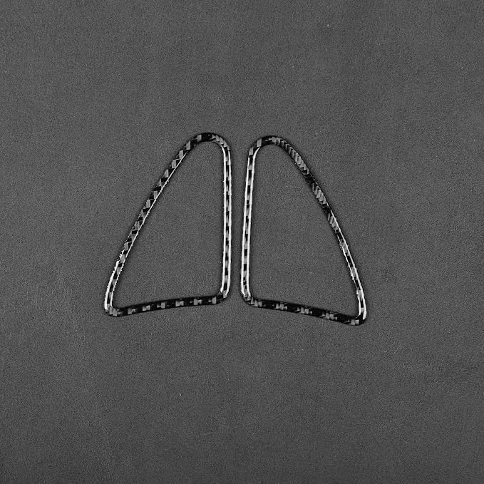 Real Carbon Fiber Dashboard Side Stickers Fit for Mazda 3 2004-2009 | Dashboard Side Air Vent Trim Decorations | Accessories | Anti-scratch