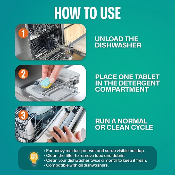 Garbage Disposal Cleaner and Dishwasher Cleaner tablets bundle