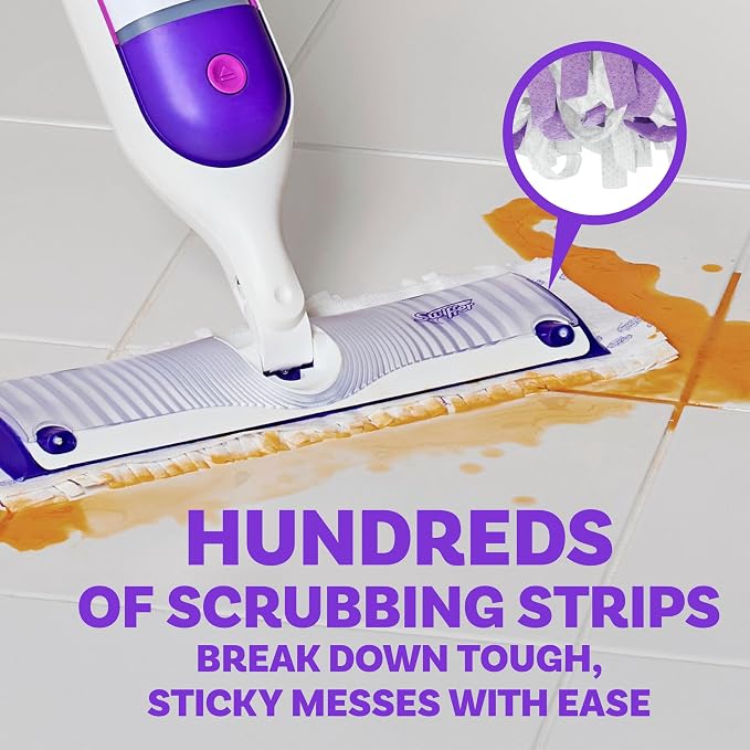 Procter & Gamble Swiffer PowerMop Multi-Surface Mopping Pad Refills, 5 Count Mop Heads