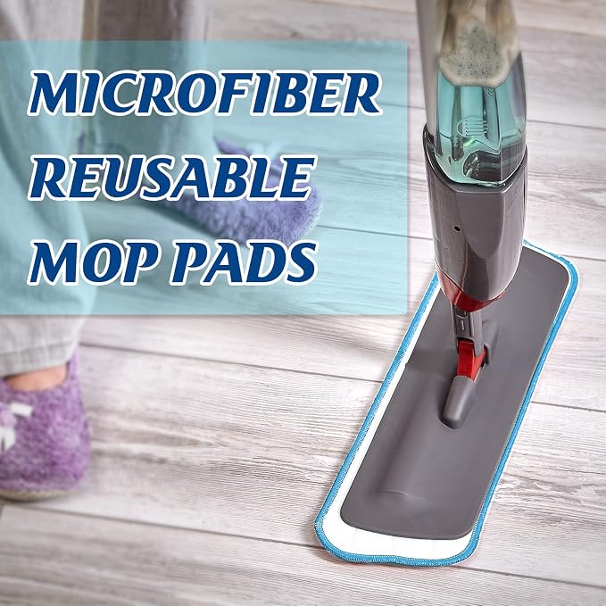 Microfiber Mop Pad, Spray Mop Replacement Heads for Wet Dry Mops, Machine Washable Reusable Household Replacement Pads for Hardwood and Hard Surface Floor Cleaning and Scrubbing (70 Pcs)