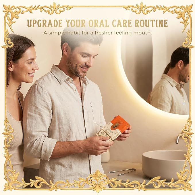 MasterMedi Tongue Scraper with Case Easy to Use Tongue Scraper for Adults, Tongue Cleaner for Oral Care & Hygiene (Single Pack (with Travel Case))