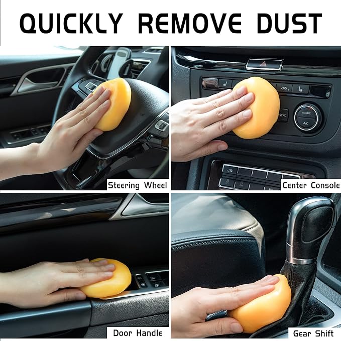 TICARVE 2pack Cleaning Gel Car Putty Car Accessories Auto Detailing Kits | Car Interior Cleaning Kits Clean Supplies Slime For Automotive Keyboard Laptop Dust Remover Reusable Gift For Men Women
