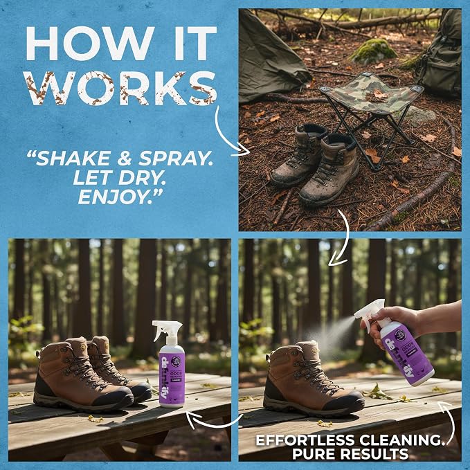 Fabric Freshener Spray, 32oz. 'Lavender' Odor Remover Spray. Shoe Deodorizer, Carpet Deodorizer, Odor Eliminator for Strong Odors Cleaning Supplies. ProvenSafe™ Fabric Freshener for Sensitive Gear