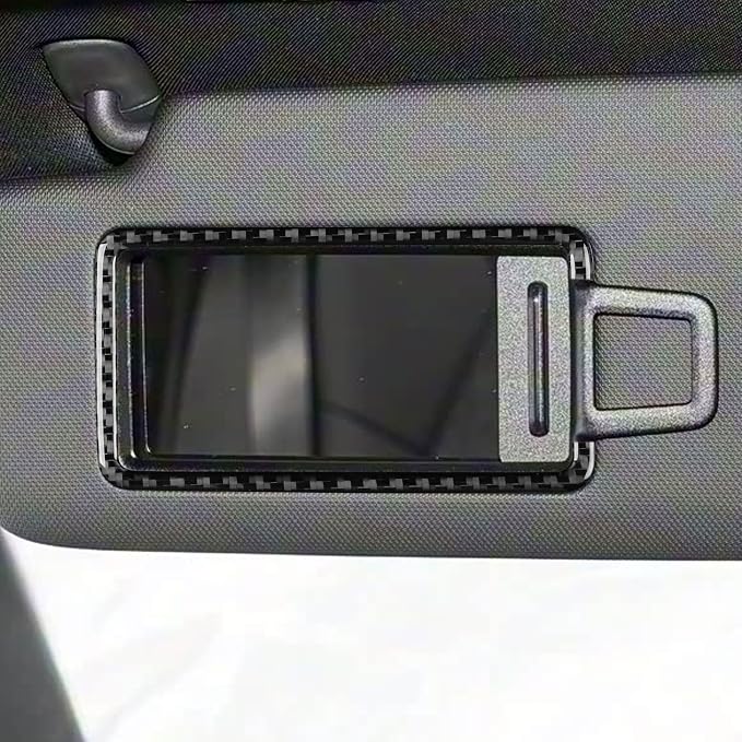 Carbon Fiber Sun Visor Panel Stickers Fit for Audi A3 8Y S3 2021-2025 | Sun Visor Panel Cover | Accessories | Anti-scratch