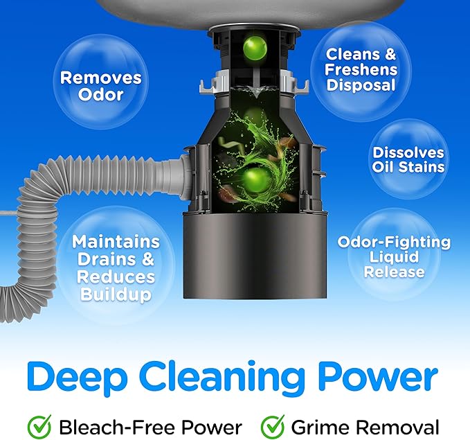 Compac Home [[60 Count]] Plink Garbage Disposal Cleaner and Deodorizer VALUE PACK - Assorted Scents
