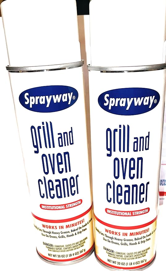 Heavy-Duty Oven & Grill Cleaner, Removes Oil & Grease, 20 Oz, 20 Ounce(Pack of Two)