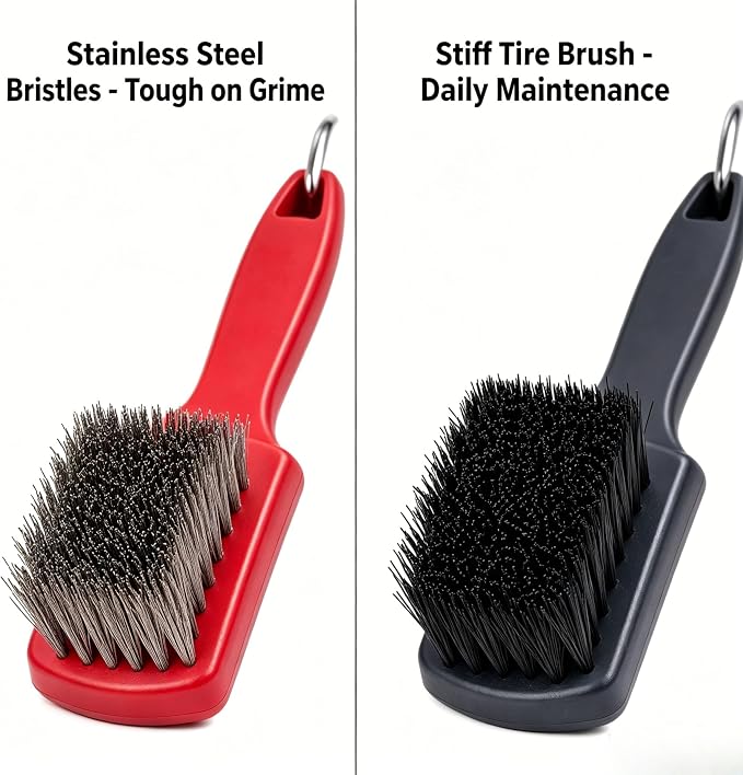 Heavy-Duty Lawn Mower Cleaning Scraper and Cleaning Stiff Brush are Used for the Maintenance and Cleaning of Outdoor Garden Lawn Mower Decks. (1 Pack)