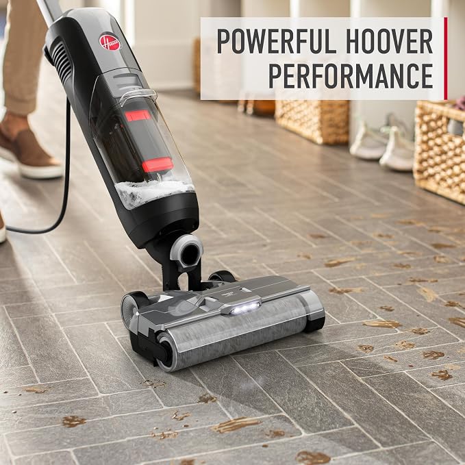 Hoover Pure Essentials Hard Floor Cleaner Solution, 64 oz | Botanical Citrus Scent, Plant-Based Formula, No Synthetic Fragrance, Pair With Hoover Hard Floor Cleaner Machine