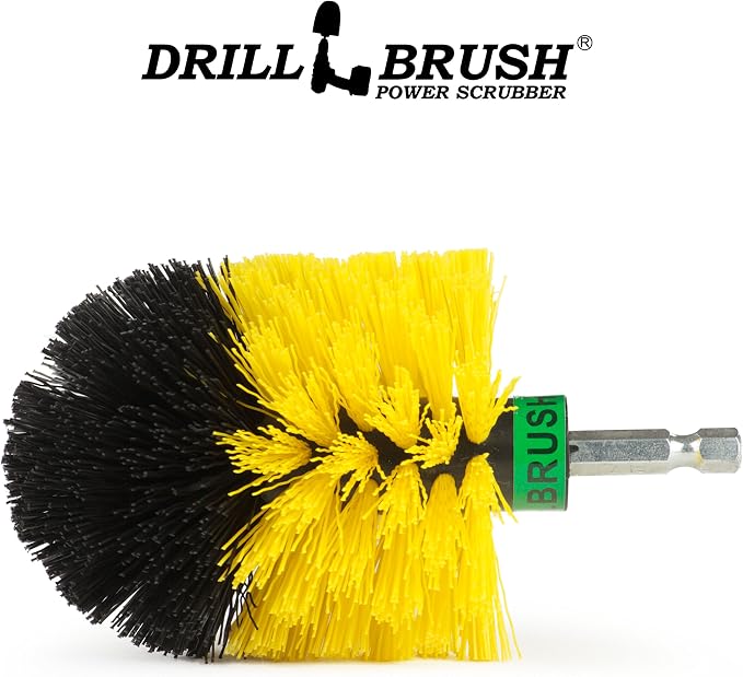 Bath Mat Cleaner - Bathroom Brush - Bathtub Scrub Brush - Sink Cleaner | Household Cleaning Supplies - Bathroom Cleaning Accessories - Tile Grout Cleaner - Toilet Scrubber - Shower Cleaning Brush