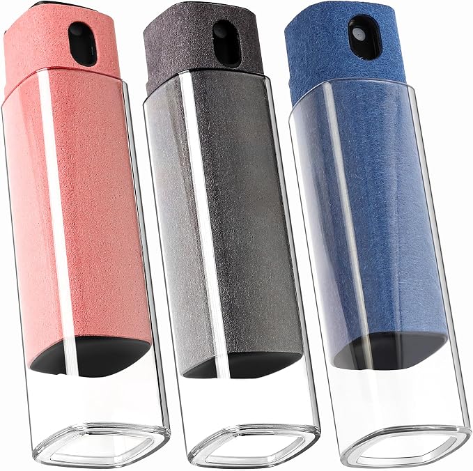 Car Screen Cleaner Spray and Wipe -2-in-1 iPhone Cleaner, iPad Screen Cleaner & Phone Screen Cleaner - Touchscreen Mist Cleaner for Laptop, Computer, MacBook and More - 3 Pack